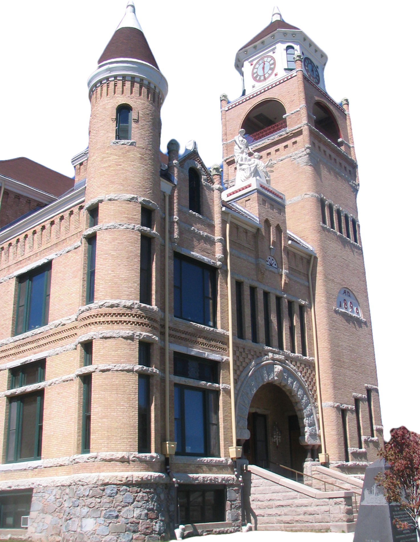 Iron County Courthouse in the Upper Peninsula of Michigan